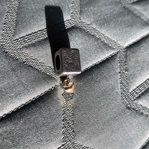 3/$12 Box charm with heart and flowers